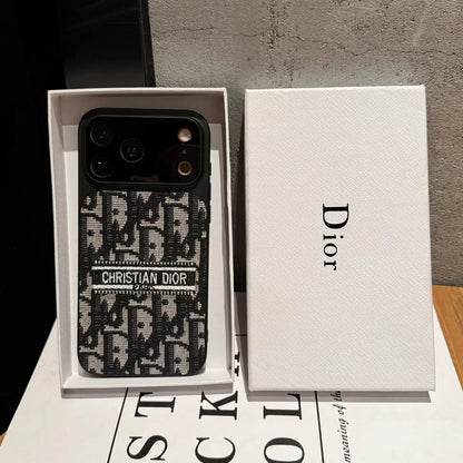 Luxury Monogram Designer Dior Cover for iPhone 12-18 Pro & Pro Max