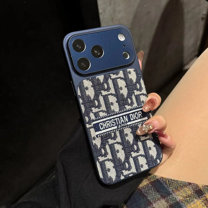 Luxury Monogram Designer Dior Cover for iPhone 12-18 Pro & Pro Max