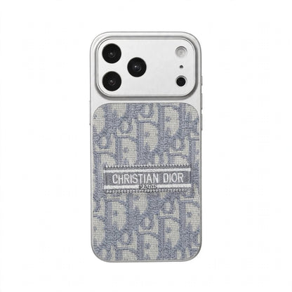Luxury Monogram Designer Dior Cover for iPhone 12-18 Pro & Pro Max