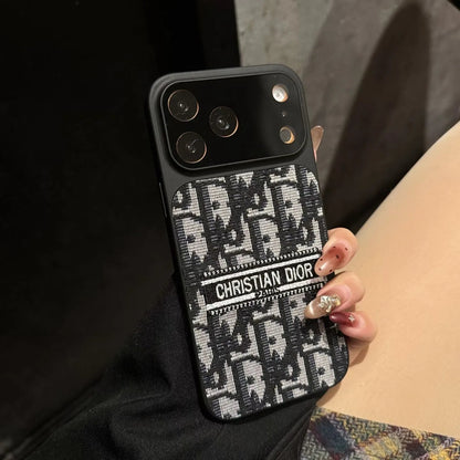 Luxury Monogram Designer Dior Cover for iPhone 12-18 Pro & Pro Max