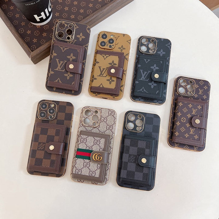 Classic Color Card Bag Apple iPhone Case