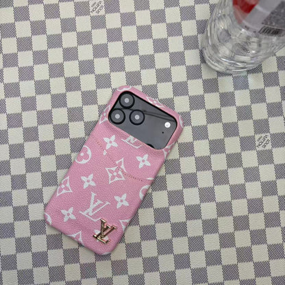 Leather Case with Card Holder For iPhone 12-18 Pro & Pro Max