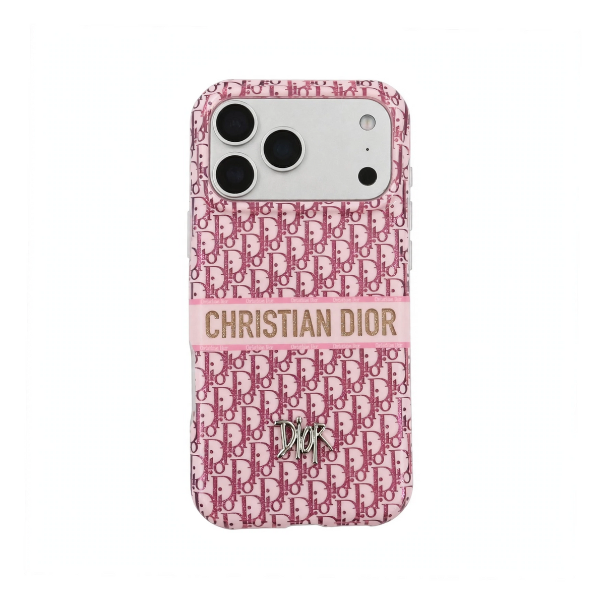 Luxury Dior Case Premium Designer Fabric For iPhone 12-18 Pro & Pro Max