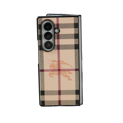 Luxury Burberry Case for Samsung galaxy Z Fold 3-8