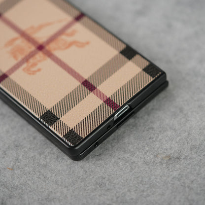 Luxury Burberry Case for Samsung galaxy Z Fold 3-8