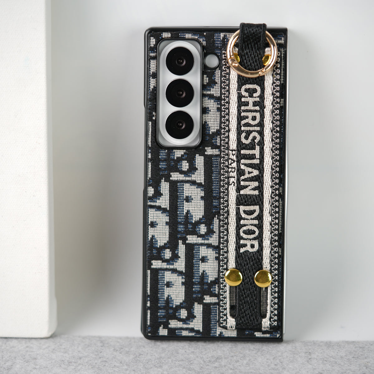 Luxury Brand C Dior Belt Embroidery Case For Samsung Z Fold