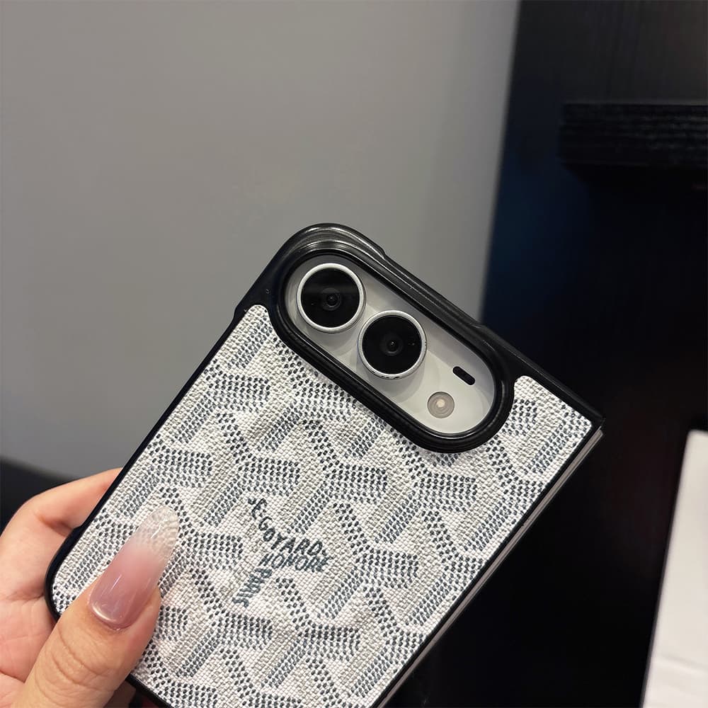 Luxury GYD Monogram Foldable MagSafe Case for iPhone Duo