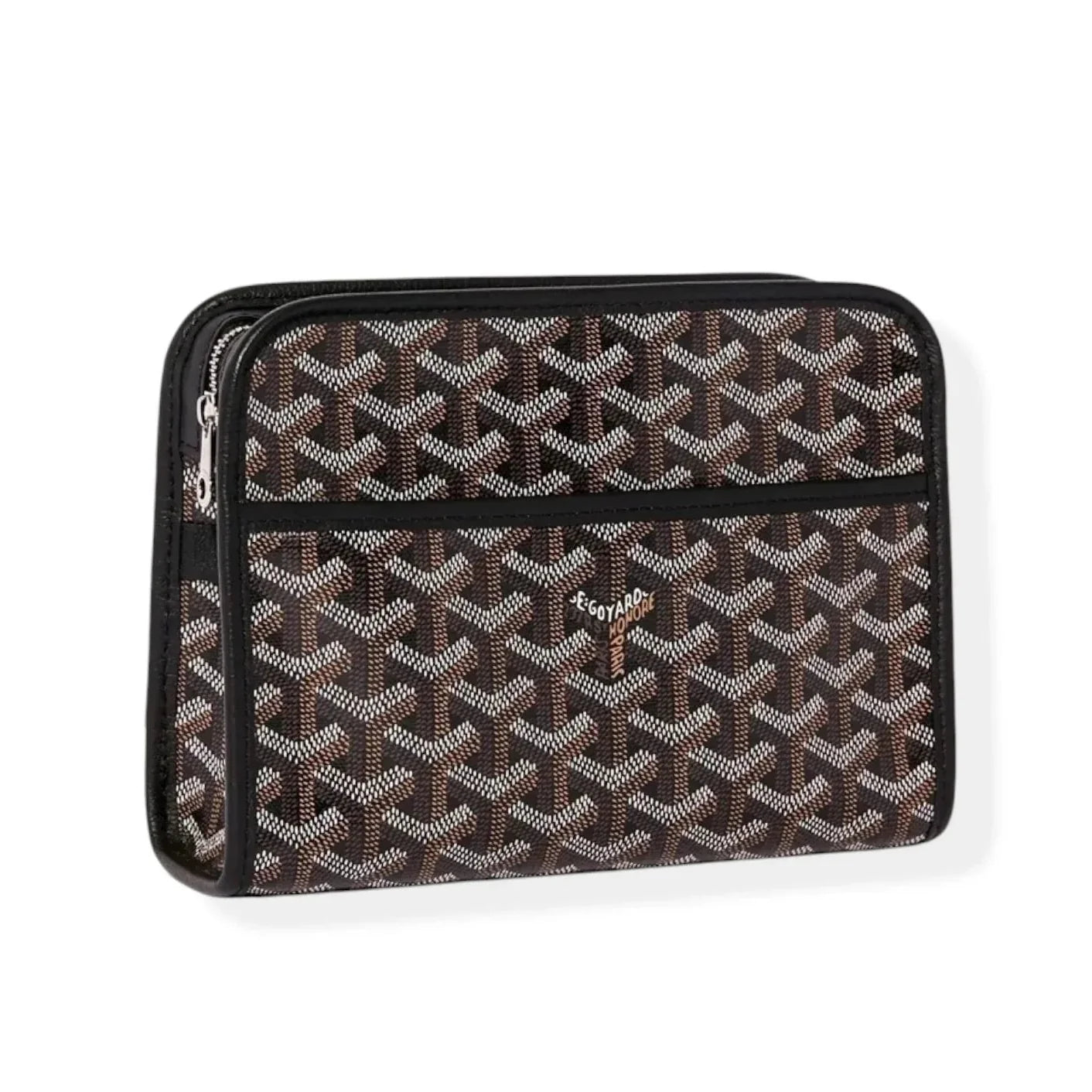 Goyard Jouvence MM black Goyardine Canvas Toiletry Pouch