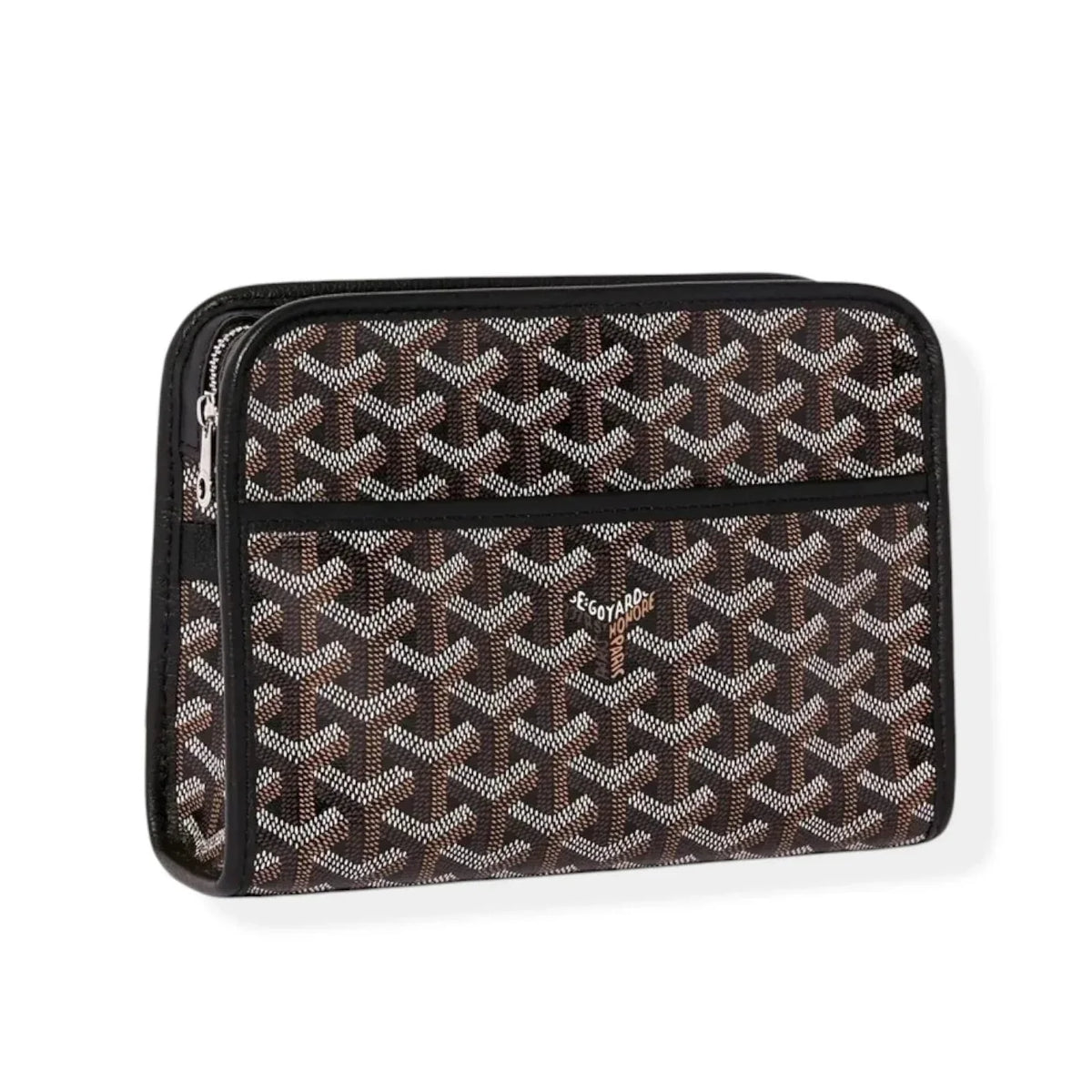 Goyard Jouvence MM black Goyardine Canvas Toiletry Pouch