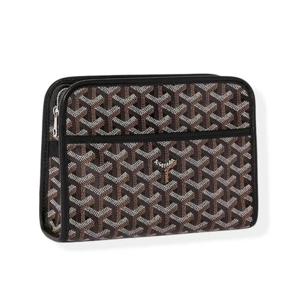 Goyard Jouvence MM black Goyardine Canvas Toiletry Pouch