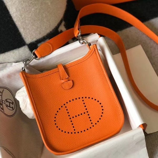 Luxury Handle Bag Orange
