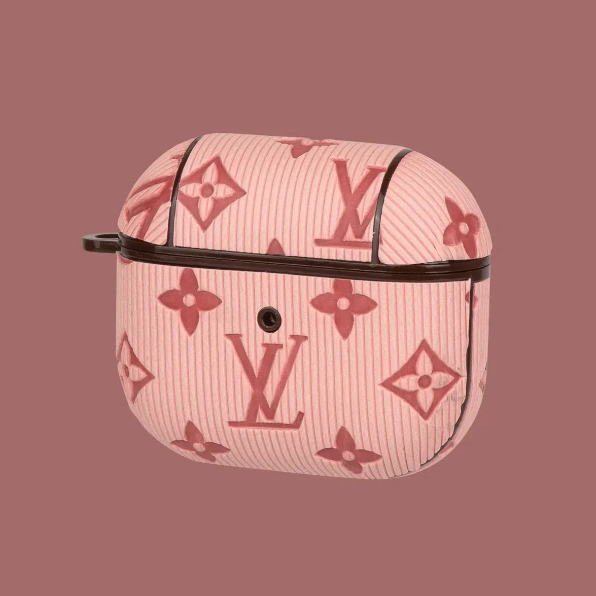 Elegant Multi-Color LV Leather AirPods Case