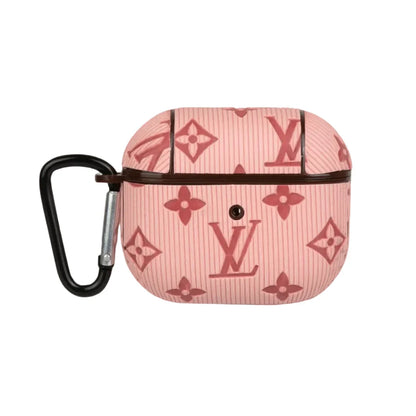Elegant Multi-Color LV Leather AirPods Case