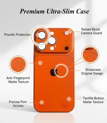 Luxury Multi-Color Matte Glass Case For iPhone 13-18 Pro & Pro Max
