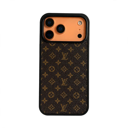 Luxury Designer Leather Phone Case For iPhone 12-17
