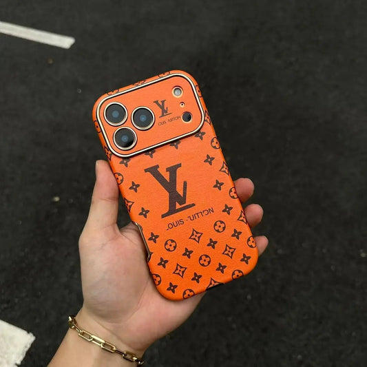 luxury LV fashion leather iPhone 17 / 16 / 15 / 14