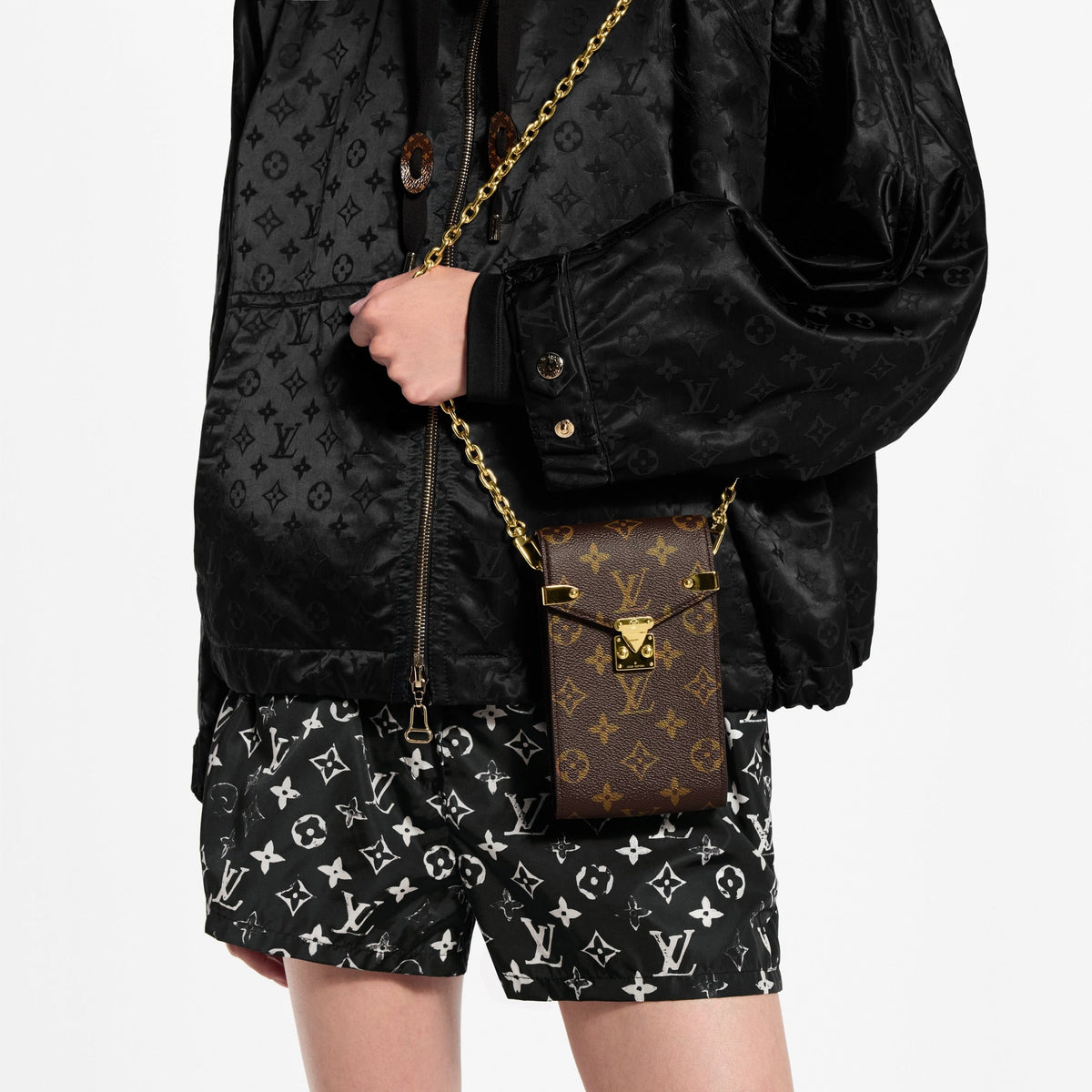 Luxury Louis Vuitton Crossbody Phone Pouch Métis