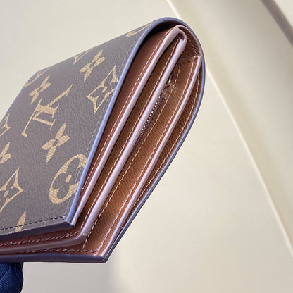 Brown Monogram Wallet Trifold Style
