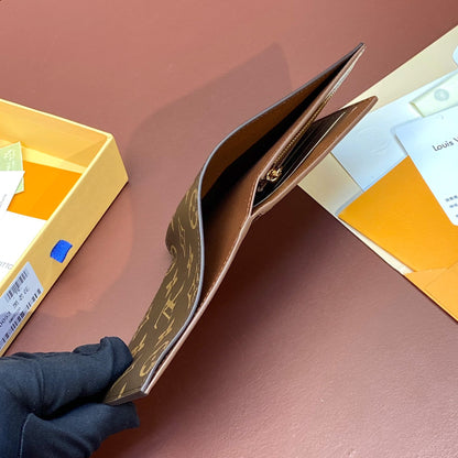 Brown Monogram Wallet Trifold Style