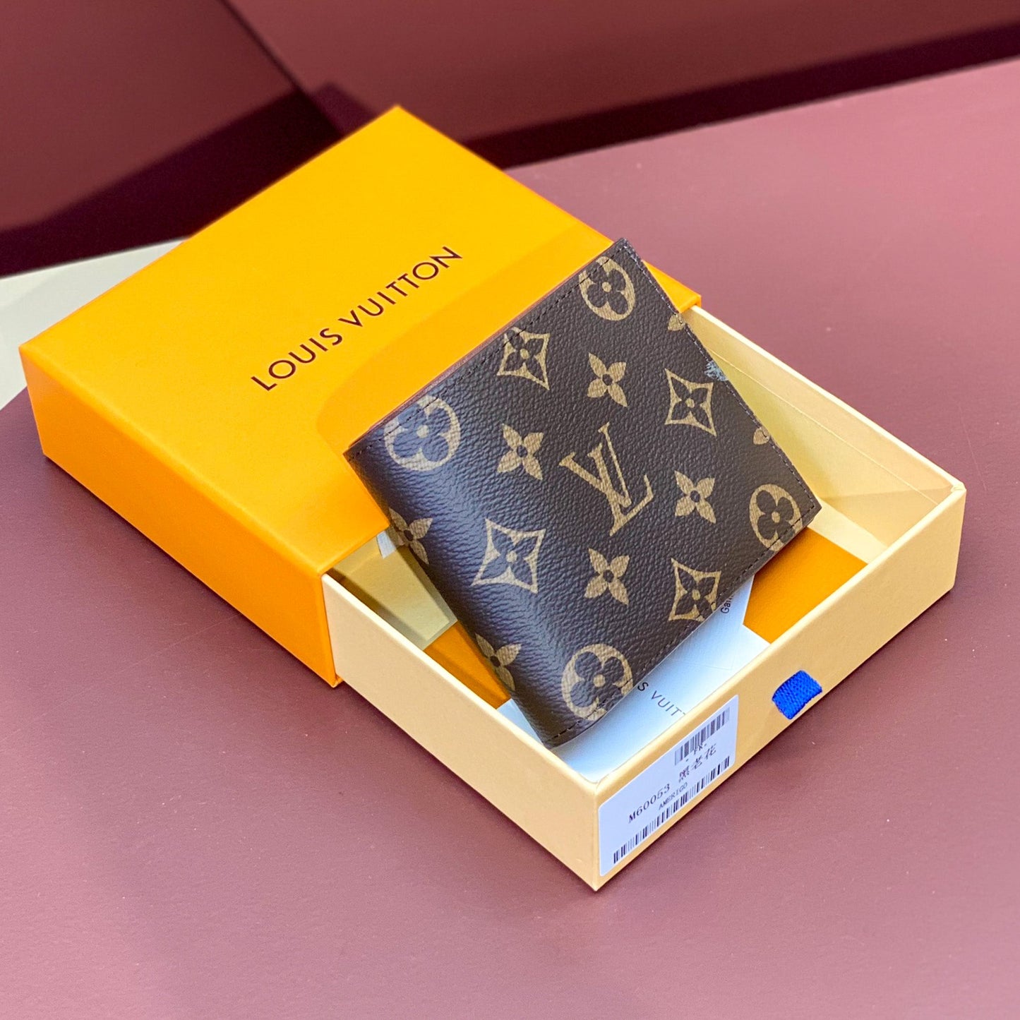 Brown Monogram Wallet Trifold Style