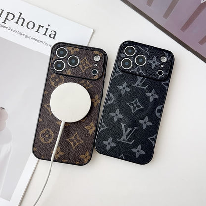Luxury Monogram MagSafe Case for iPhone 12-17 Series
