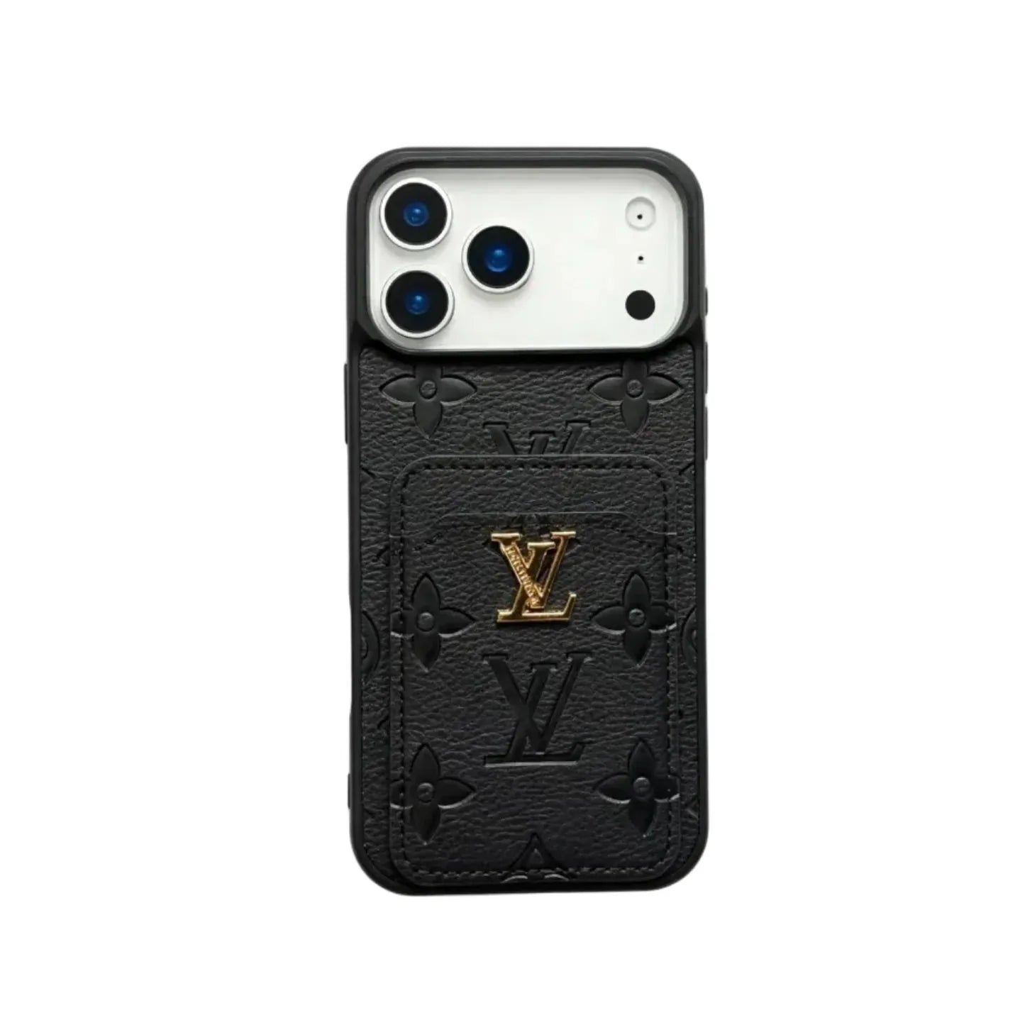 Premium Textured Case with Integrated Card Slot for iPhone 12-17 Series