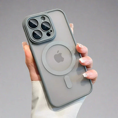 MAGSAFE MATTE ARMOR SHOCKPROOF CASE FOR IPHONE 16 15 14