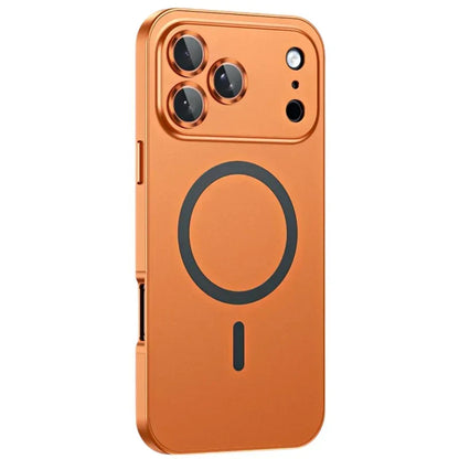 Luxurious Aluminum Magnetic Phone Case Lens Glass Protective For iPhone 12-18 Pro & Pro Max