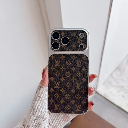 Multicolor Monogram LV-Style Phone Case for iPhone 13-17