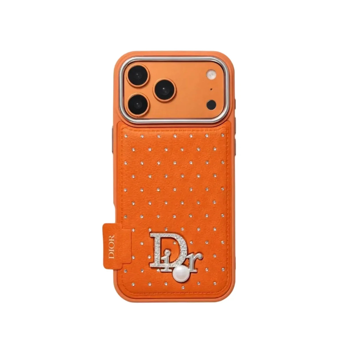 Classic Style Crystal Studded Phone Case For iPhone 13-18 Series