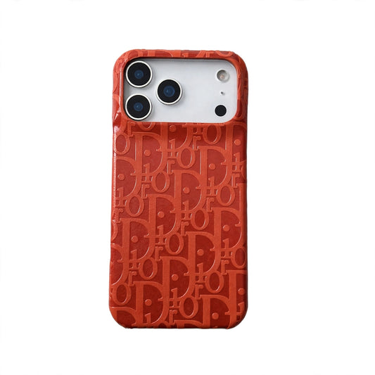 Lux Leather Dior Phone Case For iPhone 17 / 16 / 15 / 14