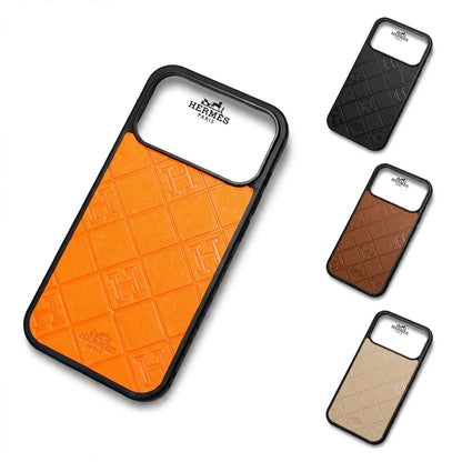 HRM Quilted Leather Case with Border Frame