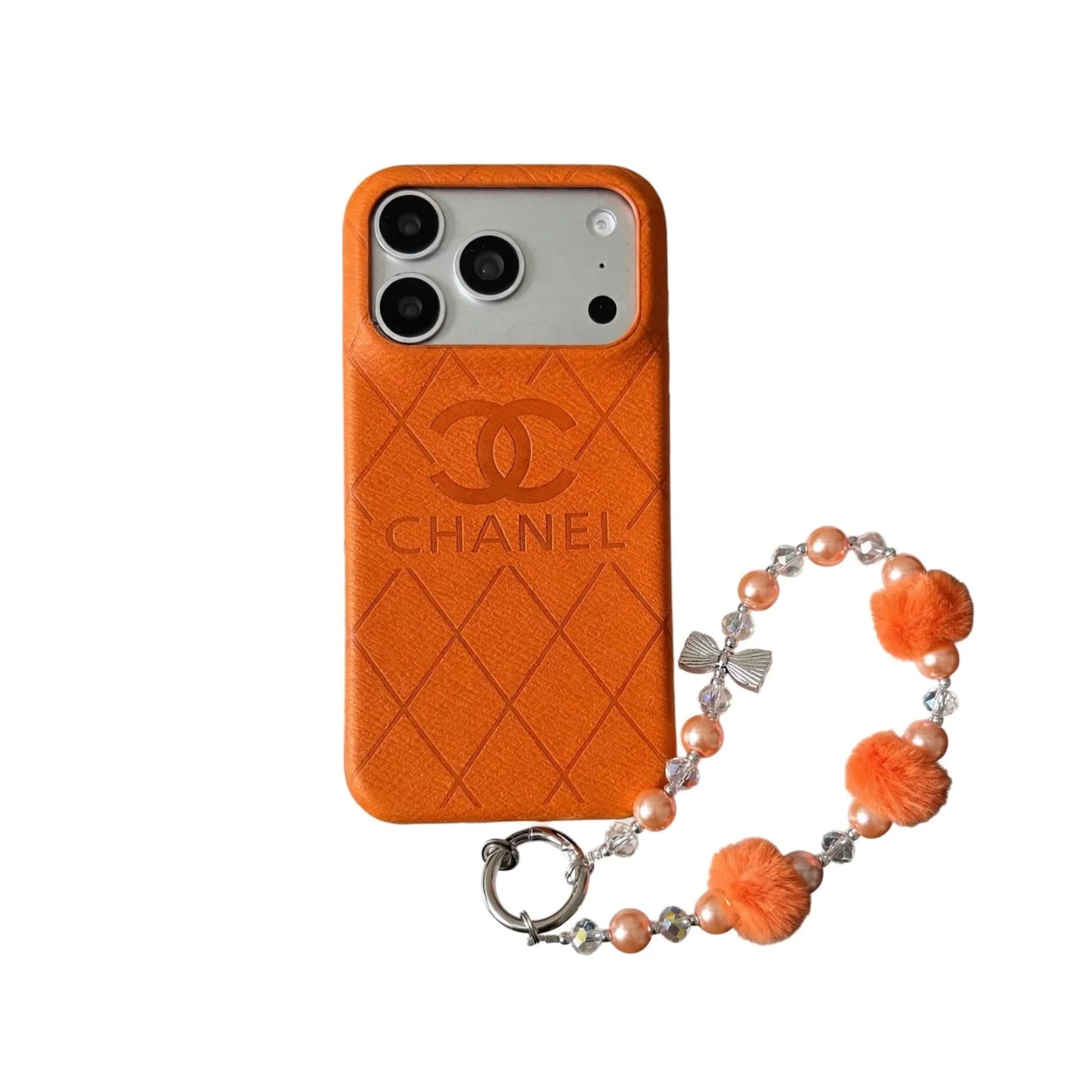 Luxury Quilted Leather Case for iPhone 12-17