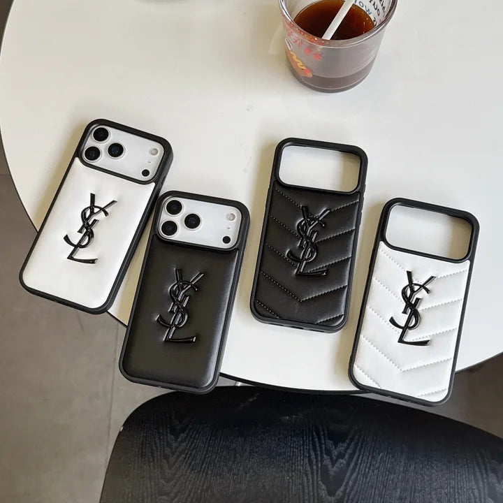 Luxury YSL Phone Case for iPhone 13-17
