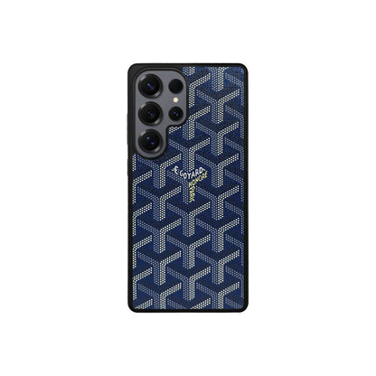 Premium Blue GYD-Style Pattern with Magsafe Option for Samsung S22-S26 Series
