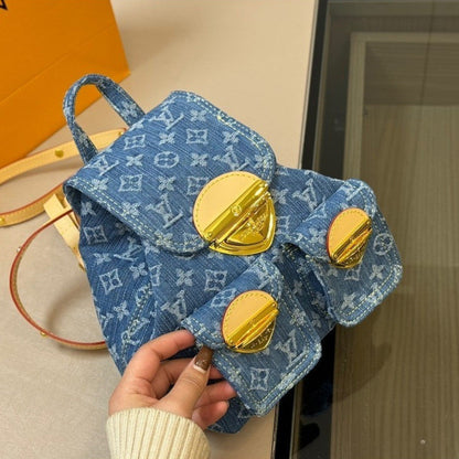 Luxury Louis Vuitton women's backpack, Monogram