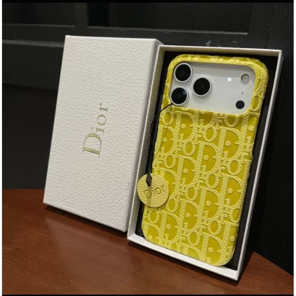 DR Luxury Leather Phone Case For iPhone 12-18 Pro & Pro Max