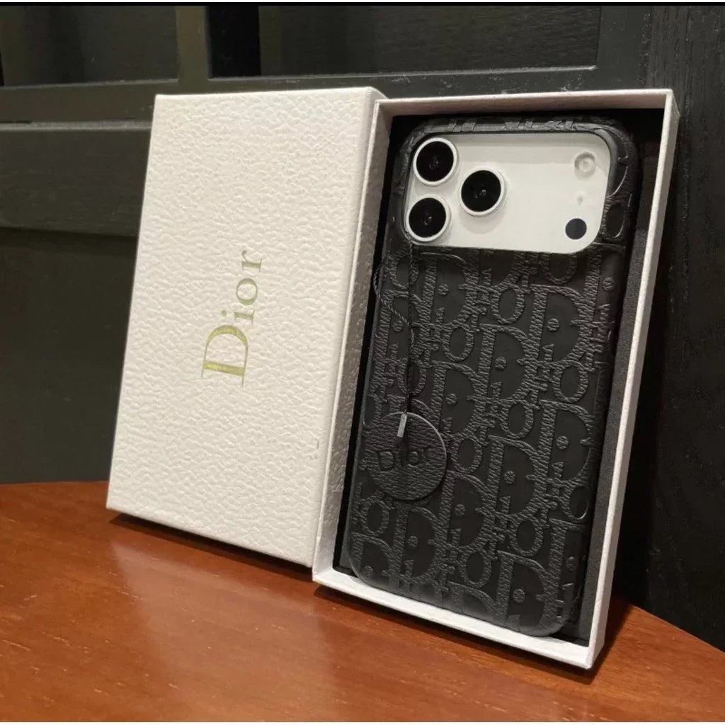 DR Luxury Leather Phone Case For iPhone 12-18 Pro & Pro Max