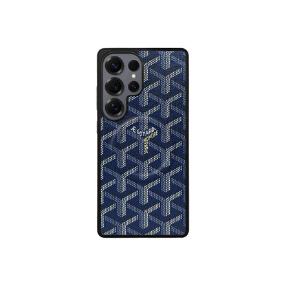 Premium Blue GYD-Style Pattern with Magsafe Option for Samsung S22-S26 Series