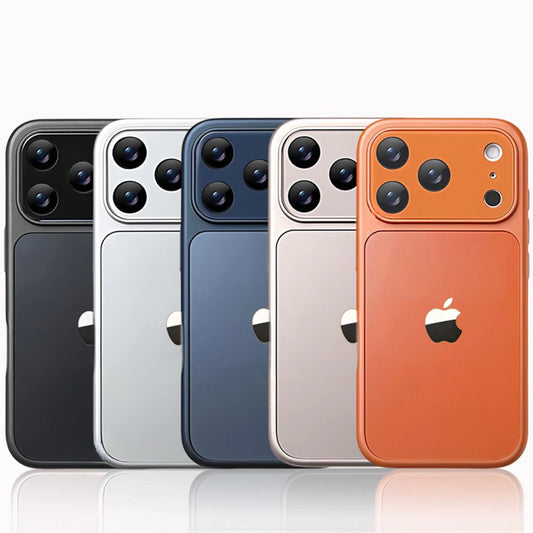 Luxury Matte Glass Case For iPhone 17 16 15 14