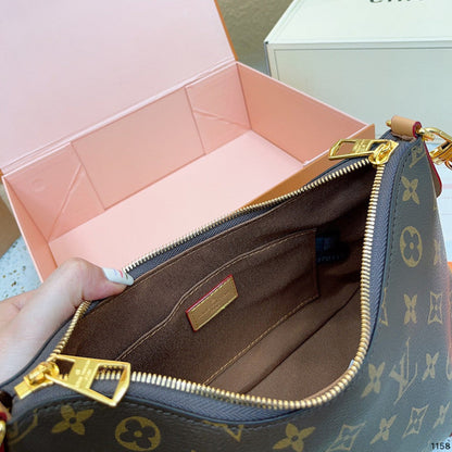 Luxury LV Bag with Detachable Strap