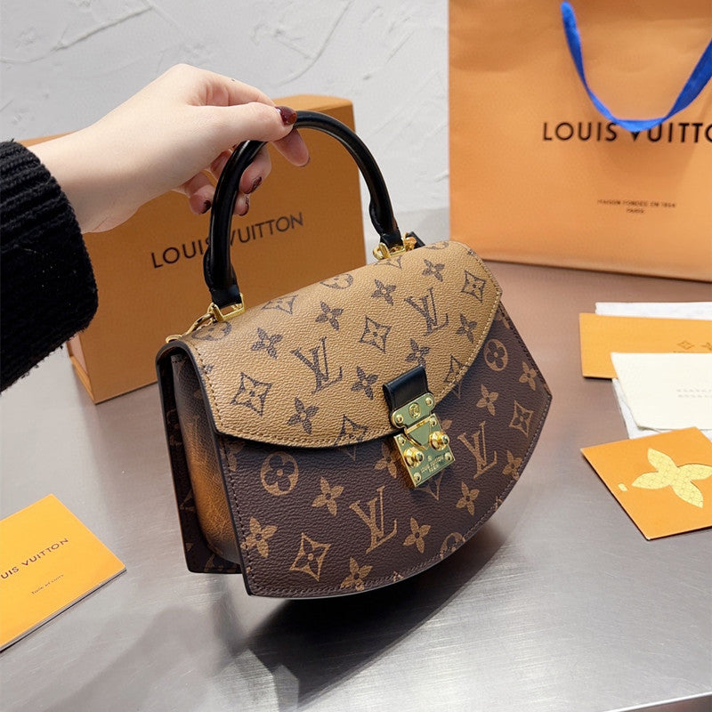 Louis Vuitton Monogram Canvas Handbag With Chain